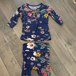 Lou Lou and company pajama set 3-6 months